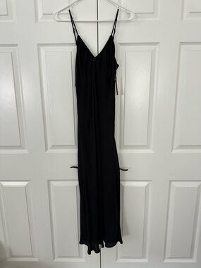 Black Maxi Slip Dress